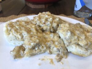 Read more about the article Biscuits and Sausage Gravy