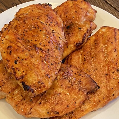 Carolina Style Smoked Chicken