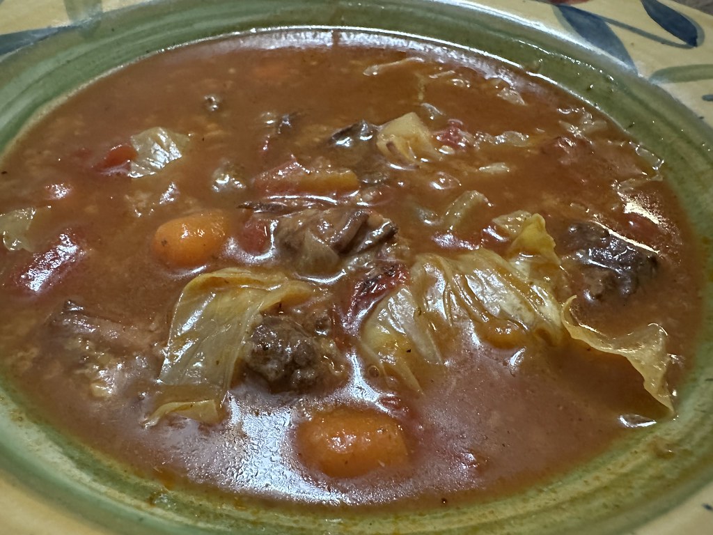 Cabbage Tomato Soup