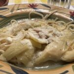 Artichoke Clam Fettuccine